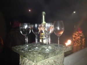 ...wieder dabei:der hausgemeinschaftstypische alkoholfreie Sekt